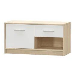 eoshop Predalnik 1D1S, bela/hrast sonoma, TEYO