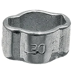Granit Objemka za cev z dvema ušesoma za objemko za cev premera 7-9 mm x 10 kosov.