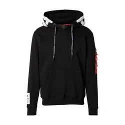 ALPHA INDUSTRIES Majica Alpha črna
