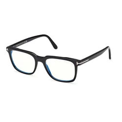 Tom Ford Muški okvir za dioptrijske naočare Blue block 0FT6080-B 151, Crni