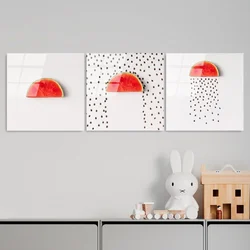 WALLXPERT Dekorativna slika od kaljenog stakla (3 komada )UV 853 50 x 50