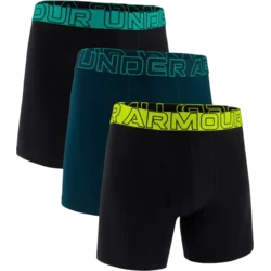 Under Armour Boksarice Performance Cotton Solid 6in - 3 pack
