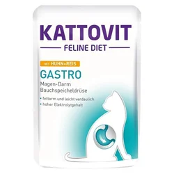 Kattovit Medicinska hrana za mačke Gastro, Piletina i pirinač, 85g