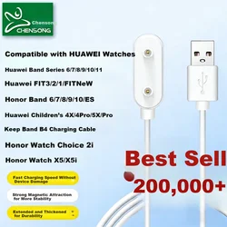 Chensong Zamenska narukvica za pametni sat + Kabl za punjenje pametnog sata za Huawei Band, Bela