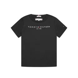 Tommy Hilfiger Majica Essential KS0KS00210 Črna Regular Fit