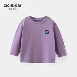 Ciciibear Dečja majica dugih rukava, Ljubičasta