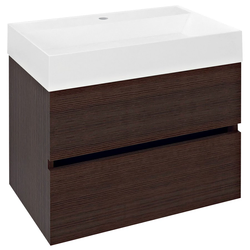 ODETTA Vanity Unit 67x50x43,5cm, Borovinasta rustikalna - Rjava - 67x50x43,5 cm - Sapho - ODETTA - 24 - MDF/laminat - 670 - 500 - 435 - 14