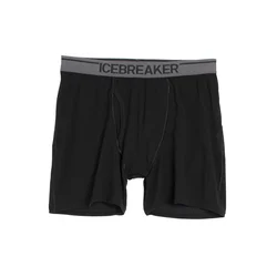 ICEBREAKER Boksarice M Anatomica Boxers wFly črna