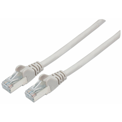 Network Patch Kabel - Cat6 - 1m - Grey - Copper - S/FTP - LSOH / LSZH - PVC - RJ45 - Gold Plated Contacts - Snagless - Booted - Lifetime Warranty - Polybag - 1 m - Cat6 - S/FTP (S-STP) - RJ-45 - RJ-45