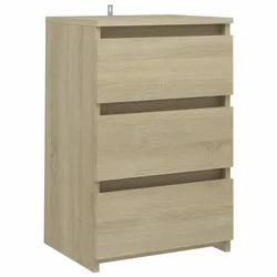 Vidaxl Nočna omarica sonoma hrast 40x35x62,5 cm konstruiran les