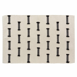 Kremno bela pralna preproga 50x80 cm Juline – douceur dintérieur