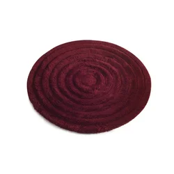 Lessentiel Maison Kupatilski otirač Round, 90cm, Bordo