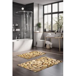 Lessentiel Maison Set prostirki za kupatilo CT-5263, 2 Komada, Bež