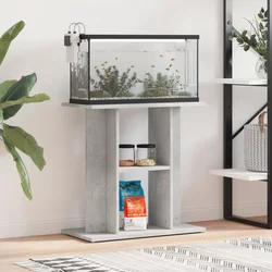 Stalak za akvarij Betonski Sivi 60x30x60 cm Konstruirano drvo
