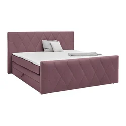 Based Postelja Boxspring Josie-b, Rjava, 160x200