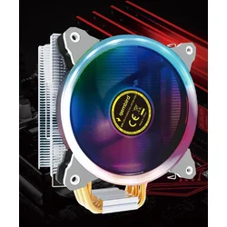 Kuler CPU-HURACAN-ARGB-X130 LED UNI 150W 120mm.Fan +/-1600rpm 26dBa LGA 775/115x/1200/AMD sivi