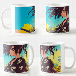 Šolja Anime Dororo, 330 ml, Bela