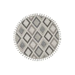 Conceptum Hypnose Tepih Bukle 1402, O160 cm, Sivi