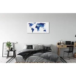 tulup.si Slika na platnu Modra karta 100x50 cm
