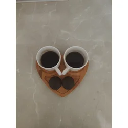 ARBOREA Srce daska, drvena, 20x20 cm
