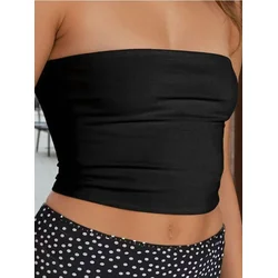 Sinsay - Basic bandeau top - crno