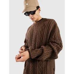 Blue Tomato Essential Knit moški pulover brown