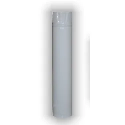 Dimna cev 500mm fi 150mm bela emajlirana Žemini