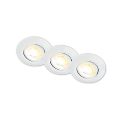Briloner 7586036 - SET 3x LED Kupatilsko ugradno svetlo KLIRA LED/4,9W/230V IP23 belo