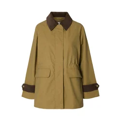 SELECTED Prehodna jakna SLWWILMA karamel/temno rjava