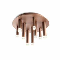 Redo 01-2040 - LED plafonsko svetlo MADISON 9xLED/4W/230V, u boji bakra