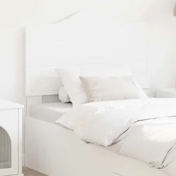 vidaXL Vzglavje z vzglavjem Bela 75 cm Konstruiran les