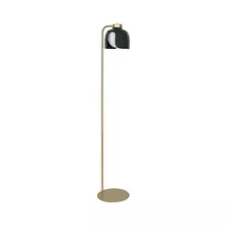 Osram - Podna lampa DECOR COROLLE 1xE27/15W/230V crna/zlatna