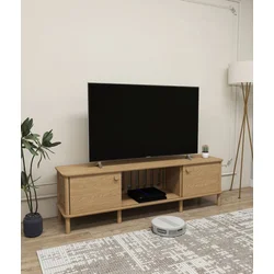 Hanah Home TV komoda, 160x47x38cm, Bež