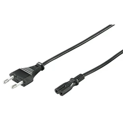 MicroConnet Napajalni kabel C7, 1,2m črn