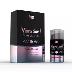 Stimulacijski gel Vibration! Bubble Gum, 15 ml