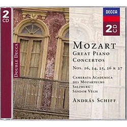 MOZART:GREAT piano CONCERTOS/SCHIFF