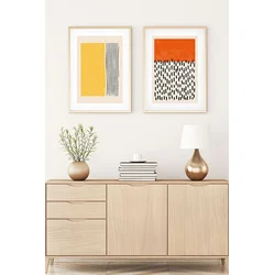 Wallity Uramljena slika Huhu106, 20x30 cm , 2 dela