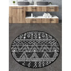 Lessentiel Maison Kupatilski otirač Straordinario, 100cm, Crno-beli