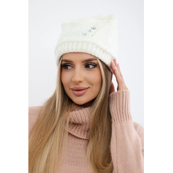 Kesi Womens cap Larisa K395 ecru