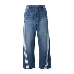 adidas Jeans hlače adilenium 6 LH3341 Modra Loose Fit