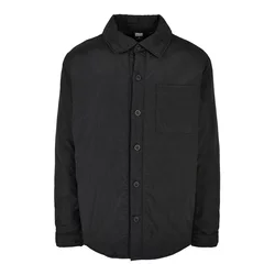 Reinforced Nylon Shirt Jacket Black