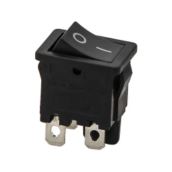 Zibni gumb črn 6A/230V 4PIN