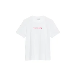 COMMA Majica roza/rosé/bela