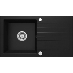 Deante ZQZ N113 Granitna sudopera Zorba 76/N/O, Crna