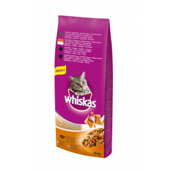 WHISKAS hrana za mačku briketi, piletina 14kg 520212