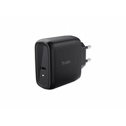 Punjač TRUST Maxo 65W USB-C laptop smartphone tablet 2m USB-C kabel crna