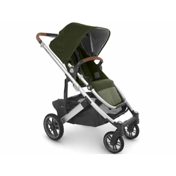 UPPABABY Cruz V2 Hazel, maslinasto zelena, srebrna, koža