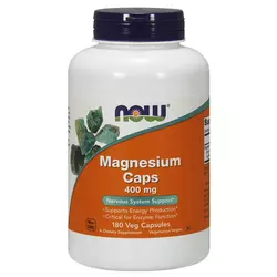 Magnezij 400 mg - NOW Foods 180 kaps.