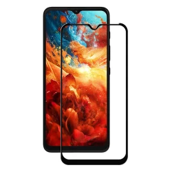 Zaščitno kaljeno steklo 3D z okvirjem za Motorola Moto G30 – črno