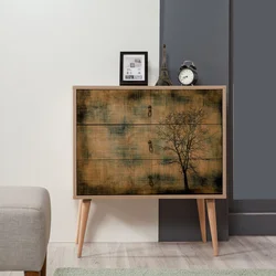 Hanah Home Komoda Trio 80x90x40cm Hrast
